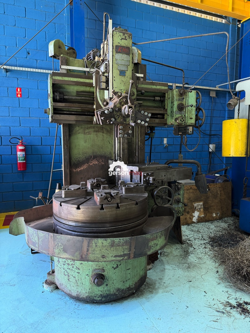 TORNO VERTICAL KNA 1100 mm com DIGITAL